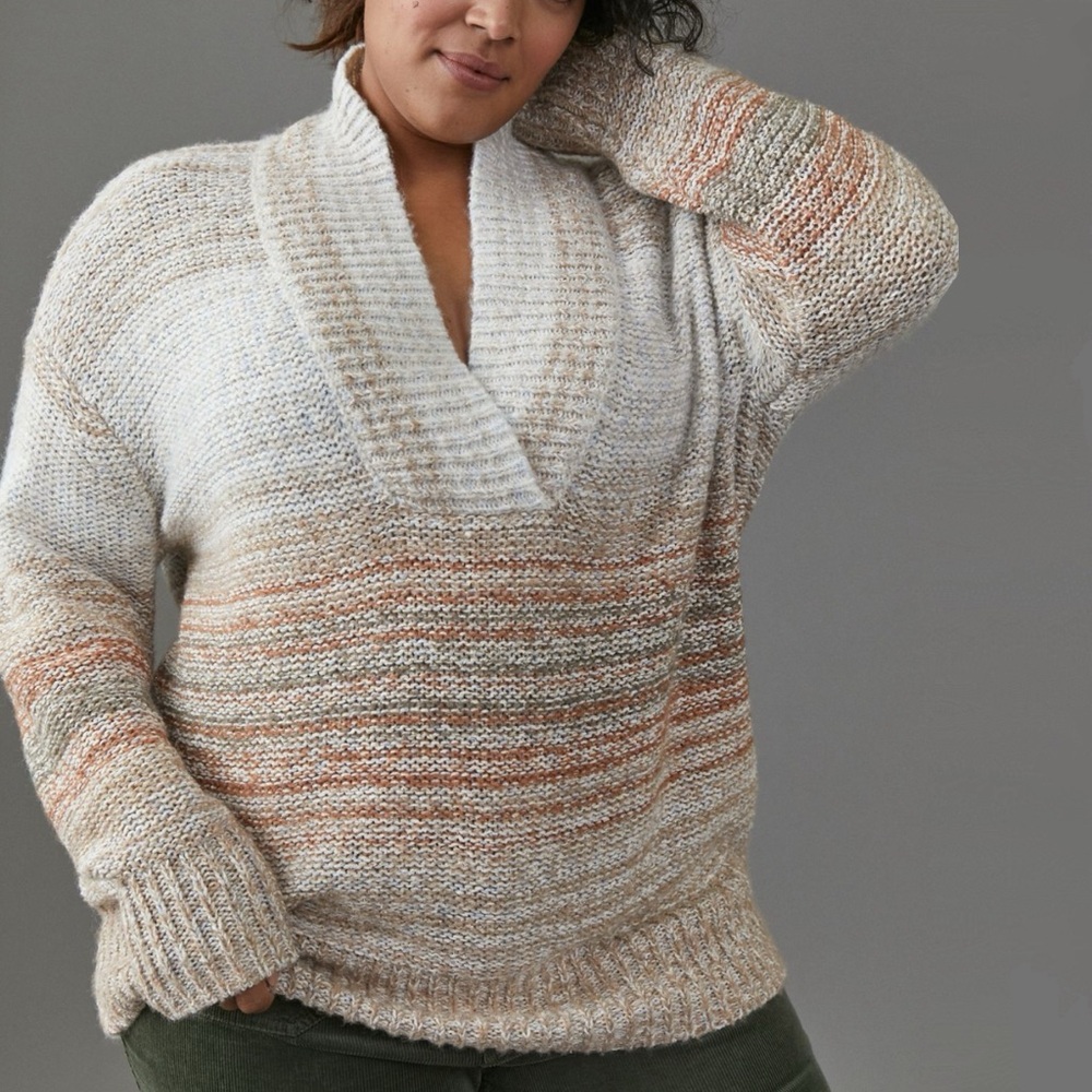 Anthropologie Pilcro Joyce V-Neck Sweater
